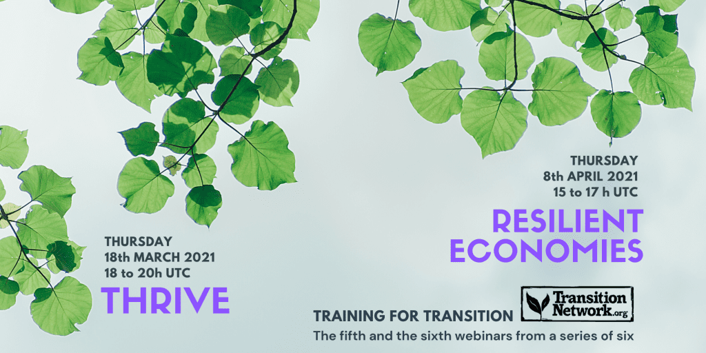 Training for Transition: Thrive & Resilient Economies