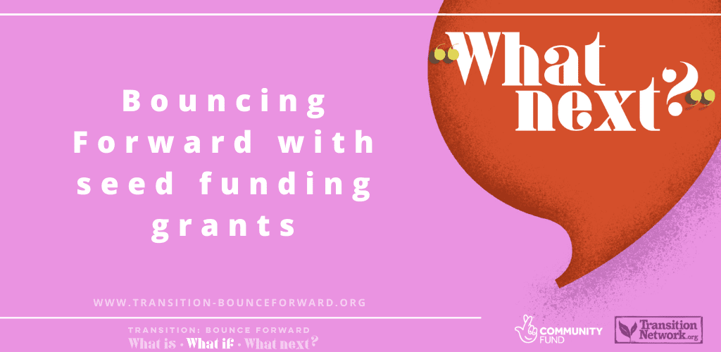 Bouncing Forward with seed funding grants in England