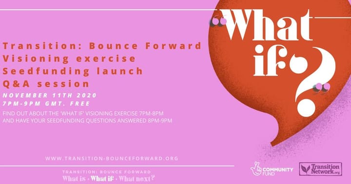 Transition: Bounce Forward – Visioning the Future and Seed-funding